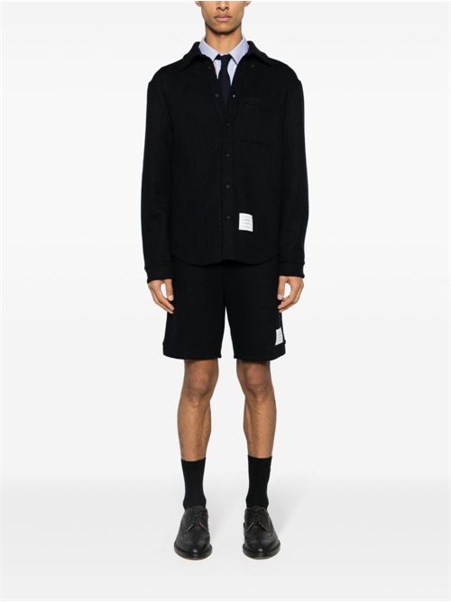 Oversized herringbone shirt THOM BROWNE | MJT495AJ0160415